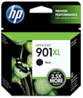 Cartucho preto HP 901XL CC654AB 15,5 ml p/ J4540 J4680#98