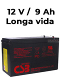 Bateria CSB HR 1234W-F2 12VDC 9Ah 34W longa vida 5 anos#98