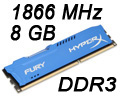 Memria 8GB DDR3 Kingston HX318C10FB/8 HyperX 1866MHz#98