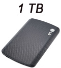 Mini HD externo de 1TB LG HXD7 USB 3, preto c/ backup