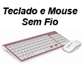 Teclado, mouse s/ fio C3Tech K-W510 pink, tecla baixa