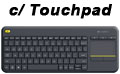 Teclado s/ fio Logitech K400 Plus c/ touchpad ABNT2 USB