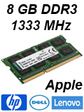 Memria 8GB DDR3 1333MHz notebook Kingston KCP313SD8-8