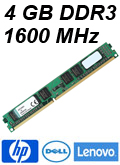 Memria 4GB DDR3 1600MHz Kingston KCP316NS8/4 HP Dell#98