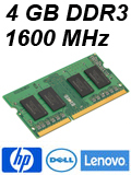 Memria 4GB DDR3 1600MHz Kingston SODIMM HP Dell Lenovo#100