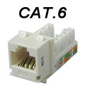 Keystone branco Furukawa conector CAT.6 Gigalan RJ45 Fe#10