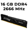 Memria 16GB DDR4 2666MHz Kingston Fury KF426C16BB/162