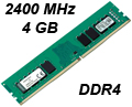 Memória 4GB DDR4 2400GHz Kingston KVR24N17S6/4 CL17#98