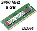 Memria notebook 8GB 2400MHz DDR4 Kingston KVR24S17S8/8#98