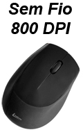 Mouse ptico sem fio Leadership 2016 Class 800dpi preto#98