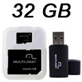 Pendrive SD MicroSD HC 32GB Multilaser MC113, Classe 10#100