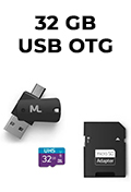 Carto memria SD UHS Pendrive OTG 32GB 10/80MBps#100