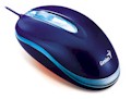 Mini mouse azul Genius Traveler Iris 400 dpi USB PS/2