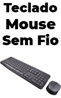 Teclado e mouse sem fio Logitech MK235 ABNT2 10m profis