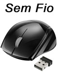 Mini mouse sem fio Multilaser MO138 2.4GHz 1000dpi USB