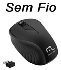 Mouse sem fio Multilaser MO212 Wave 1200 dpi 10m#98