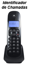 Telefone digital sem fio Motorola Moto700 c/ identif#15