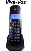 Telefone digital sem fio Motorola moto750 viva voz#15