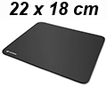 Mouse pad preto em EVA C3Tech MP-20, 22 x 18 cm