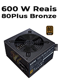 Fonte ATX 600W reais Cooler Master MWE600 80plus bronze#98