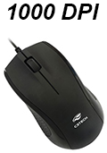 Mouse óptico C3Tech MS-25BK 1000 dpi USB c/ scroll#100