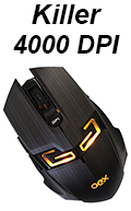 Mouse gamer OEX MS312 Killer 4000 dpi 6 botes 125Hz2