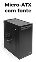 Gabinete micro-ATX C3Tech MT-27BK c/ fonte 200W#98