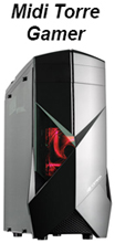 Gabinete gamer MidiTorre C3Tech MT-G300BK USB3 s/ fonte#100