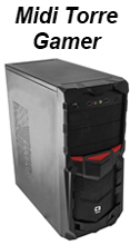 Gabinete midi-torre Gamer C3Tech MT-G50BK sem fonte#100