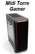 Gabinete gamer C3Tech MT-G660 s/ fonte c/ 2 USB2 1 USB32