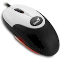 Mouse ptico Genius NetScroll 110 USB preto com cinza