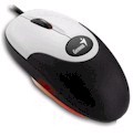 Mouse ptico Genius NetScroll 110 PS/2 preto com cinza2