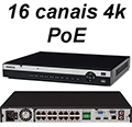 Gravador NVR 16 Canais Intelbras NVD 3116 P 4k PoE#100