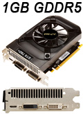 Placa de vdeo PNY Geforce GTX750 1GB GDDR5, 2DVI 1HDMI