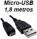 Cabo USB micro-USB PlusCable PC-USB1804 1,8m V8#10