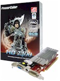 Placa de vdeo PowerColor ATI HD2400 256MB PCI-e TV out