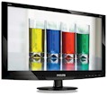 Monitor LED 18,5 pol. Philips 191EL2, VGA e DVI2