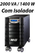 Nobreak NHS Prime OnLine sen. isol. 2KVA 1400W biv/120V5
