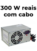 Fonte ATX 300W reais K-Mex PX-440RQF c/ cabo#98