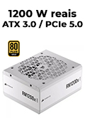 Fonte ATX12V v3.0 Corsair RM1200-X Shift white 80 Plus Gold PCIe 5.02