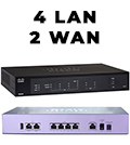 Roteador com fio Cisco RV340 4 LAN Giga, 2 Wan Giga2