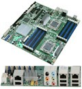 Placa me Intel server Dual S5520SCR p/Xeon LGA-1366