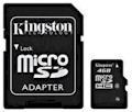 Memory Card micro SDHC Kingston 4GB SDC4/4GB#100