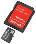 Memory Card micro SDHC 16GB Sandisk SDSDQM-016G-B35A#100