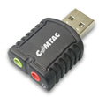 Conversor de som estreo via USB 2.0, Comtac 91892