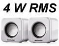 Caixas de som Power Cube Multilaser SP108 4W RMS USB P22