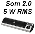 Sistema de som 2.0 C3Tech Street midi box Pro 5W RMS#100