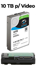 HD p/ DVR NVR 4K Seagate Skyhawk 10TB 256MB 6GBps #98