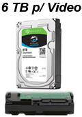 HD 6TB, 256MB Seagate Skyhawk ST6000VX0023 p/ vdeo2