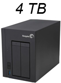 NAS Storage c/ 4TB Seagate STCT400010 USB3, 1 Gigabit2